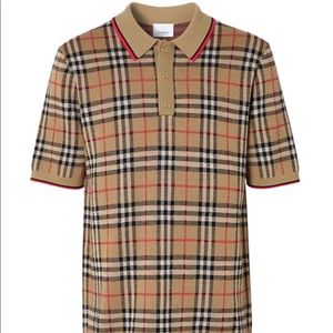Authentic men’s Burberry polo shirt